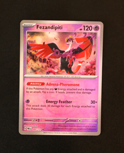 Pokemon Card Fezandipiti 045/131 Master Ball Reverse Prismatic Evolutions - NM ⭐ - Image 1