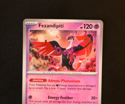 Pokemon Card Fezandipiti 045/131 Master Ball Reverse Prismatic Evolutions - NM ⭐ - Image 2