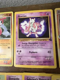 Pokemon Card Lot of 36 Cards: Holos, Reverse Holo, Mewtwo Movie Card,. - Image 5