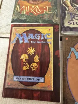 Magic The Gathering 6 Book Lot - Tempest Fifth Edition Mirage Nemesis Strategy - Image 2
