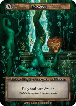 Sorcery: Contested Realm Lifewish Unique Regular NM (GT) - Image 1