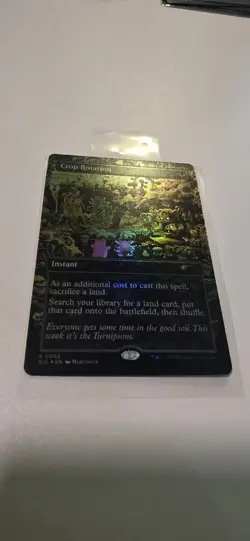 Crop Rotation ✨ Borderless Rainbow FOIL ✨ MTG NM (0003) Encyclopedia Secret Lair - Image 2