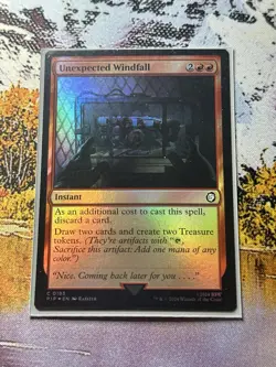 Magic: The Gathering Unexpected Windfall Common Foil NM Fallout - Image 1