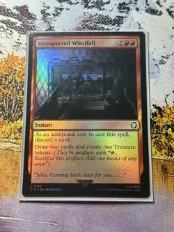 Magic: The Gathering Unexpected Windfall Common Foil NM Fallout - Image 3