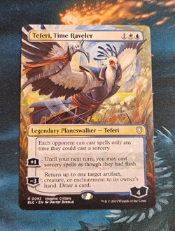 Teferi, Time Raveler (Borderless) Commander: Bloomburrow Regular for sale online - Image 1