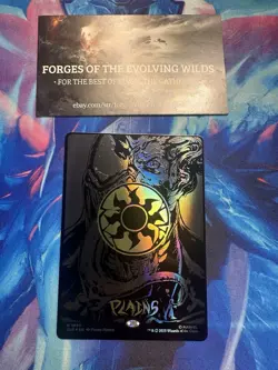 Plains 1950 Raised Foil Marvel's Spider-Man: Mana Symbiote Secret Lair - Image 1