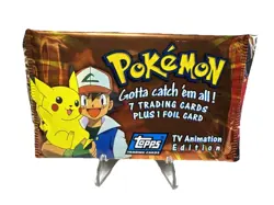 1999 Topps Pokemon Packs TV Animation Edition Factory Sealed - Image 1