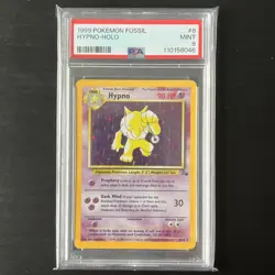 Pokemon - Fossil Set - Hypno - Holo - 1999 - 8/62 - PSA 9 - Mint - Image 1