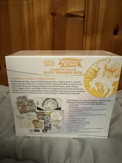 Pokemon Center Brilliant Stars ETB Pokemon TCG Sword & Shield Elite Trainer Box - Image 3