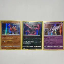 Pokemon TCG Galarian Articuno, Zapdos & Moltres Evolving Skies Holo Rare - NM - Image 1