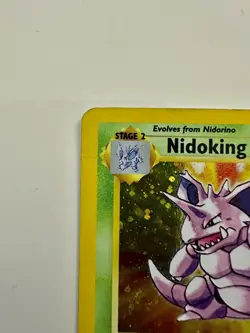 Nidoking - Base Set 2 Holo - 11/130 Pokemon Card - Good Condition - Image 2