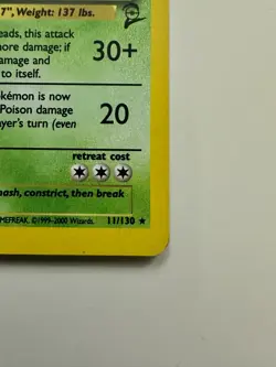 Nidoking - Base Set 2 Holo - 11/130 Pokemon Card - Good Condition - Image 5