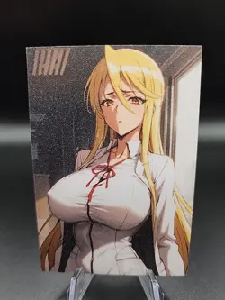Shizuka Marikawa High School Of The Dead Anime Waifu Card - Image 1