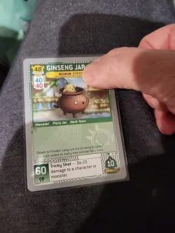 Maplestory iTCG P3ts - GINSENG JAR 9/60 Monster Card - WOTC 2008 - Image 1