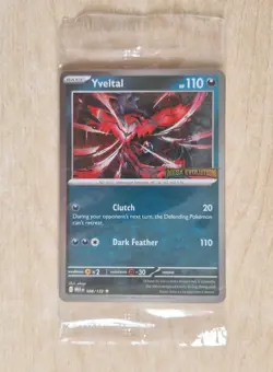 Yveltal 088/132 Sealed Stamped Promo Pokemon Card - 2025 Mega Evolution - Image 1