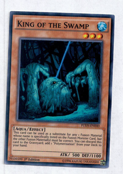 Yugioh Yu-Gi-Oh! King of the Swamp FUEN-EN040 Super Rare Card NM - Image 1