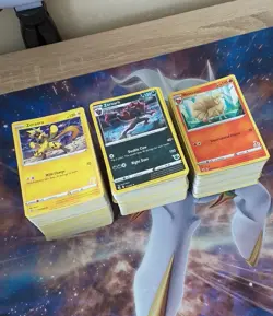 631 Pokemon Battle Academy Cards Stamped Eevee Pikachu And Cinderace - Image 1