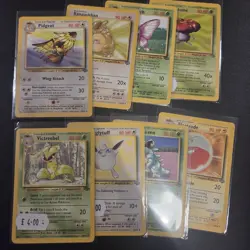 Pokemon Card - 8x Jungle Set Non Holo Rare WOTC Pidgeot Nidoqueen Victreebel - Image 1