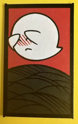 Boo Teresa Black ver. Super Mario Bros HANAFUDA Playing Card Japanese - Image 1