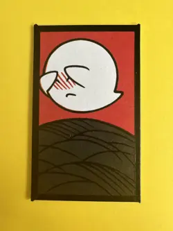 Boo Teresa Black ver. Super Mario Bros HANAFUDA Playing Card Japanese - Image 2