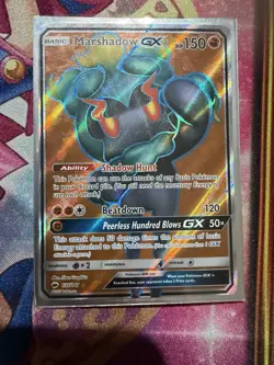 Marshadow GX - 137/147 - Pokemon Burning Shadows Sun Moon Full Art Rare Card LP - Image 1