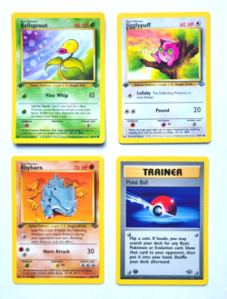 1999 Pokemon 1st EDITION Jungle Set - Common 4 Card Lot NM/ Near Mint - Image 1