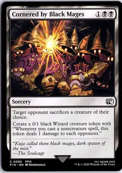 Cornered by Black Mages C FINAL FANTASY 93 LP Magic - Image 1