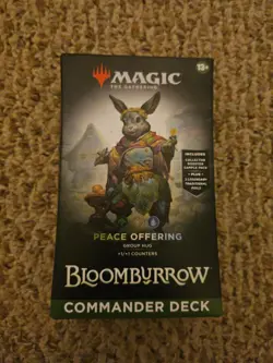 Magic the Gathering Bloomburrow Peace Offering Commander Deck Sealed - Image 1