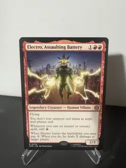 Electro, Assaulting Battery [Marvel's Spider-Man] Near Mint MTG #76 - Image 3