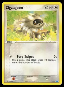 Zigzagoon 7/10 Promo Pokemon Latios Trainer Kit MP - Image 1