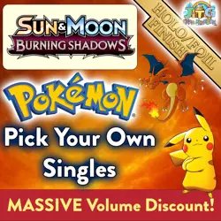 VOLUME DISCOUNT!🌟 Pokemon Sun & Moon Burning Shadows: Holo Singles✨ - Image 1