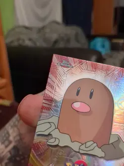 2000 Topps Chrome Pokemon TV Animation Edition Spectra Chrome Diglett #50 - Image 4