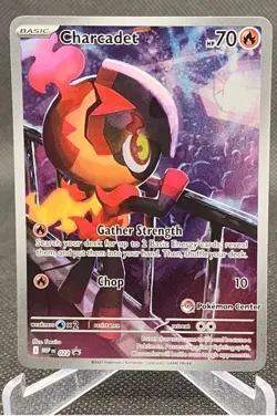 CHARCADET 22 PROMO ETB ENGLISH PHANTASMAL FLAMES POKEMON TCG NM - Image 1