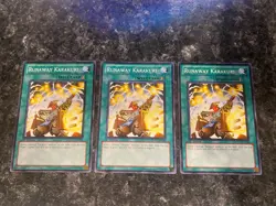 3X Runaway Karakuri EXVC-EN058 - Yugioh Yu Gi Oh! 3 Playset 1st Edition - Image 1