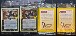 Pokemon Card Lot Of 4 Sealed Promo Card ( 2 Greninja SWSH 144 & 2 Entei 34) - Image 1