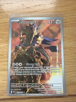Pokemon TCG Zamazenta Card 201/182 Destined Rivals Series - Image 1