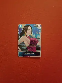 BANDAI - ONE PIECE PARAMOUNT WAR - BOA HANCOCK - BOX TOPPER FOIL CARD GAME - Image 1