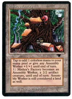 MISHRA'S FACTORY (SUMMER) [ATQ - ANTIQUITIES] - MTG VINTAGE CARD [EXCELLENT] - Image 1
