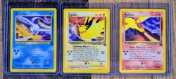 Moltres 21 Articuno 22 Zapdos 23 Wizards Black Star Promo Pokemon Cards - Image 1