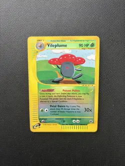 Pokemon Card Expedition Base Set E Series Vileplume Reverse Holo 69/165 WOTC - Image 1