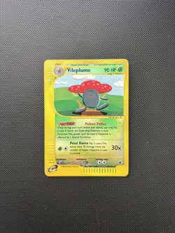Pokemon Card Expedition Base Set E Series Vileplume Reverse Holo 69/165 WOTC - Image 2