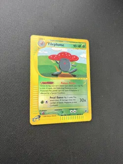 Pokemon Card Expedition Base Set E Series Vileplume Reverse Holo 69/165 WOTC - Image 3
