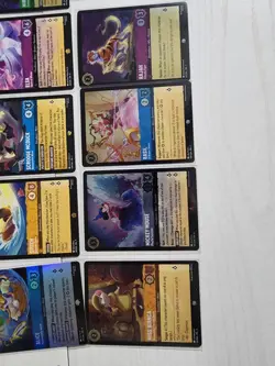 Lot Of 10 Lorcana Cards Various Sets All Foil And 4 Raised Foil - Image 4