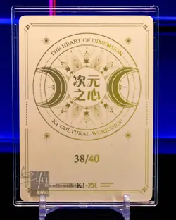 Kurumi Tokisaki Date-a-Live ZR Flash Gold Foil Signed Card Anime Waifu - Image 2