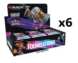 SEALED CASE! 6x Play Booster Box Foundations FDN MTG 195166261799 - Image 1