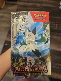 Pokemon TCG: Scarlet and Violet Paldea Evolved Booster Box TOP IS CUT SEE DESCRI - Image 3