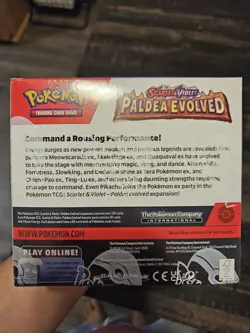 Pokemon TCG: Scarlet and Violet Paldea Evolved Booster Box TOP IS CUT SEE DESCRI - Image 5