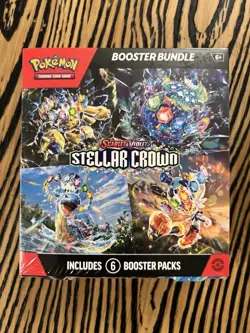 Pokemon TCG - Scarlet & Violet - Stellar Crown - Booster Bundle - New, Sealed - Image 1