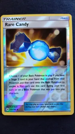 Pokemon TCG RARE CANDY 129/149 REVERSE HOLO Sun & Moon - Image 1