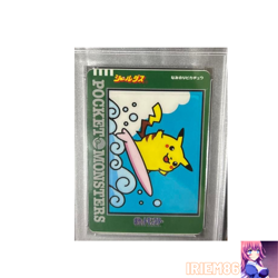 PSA 6 Surfing Pikachu Pokemon Sealdass Sticker Vintage Nintendo Japanese 1997 - Image 2